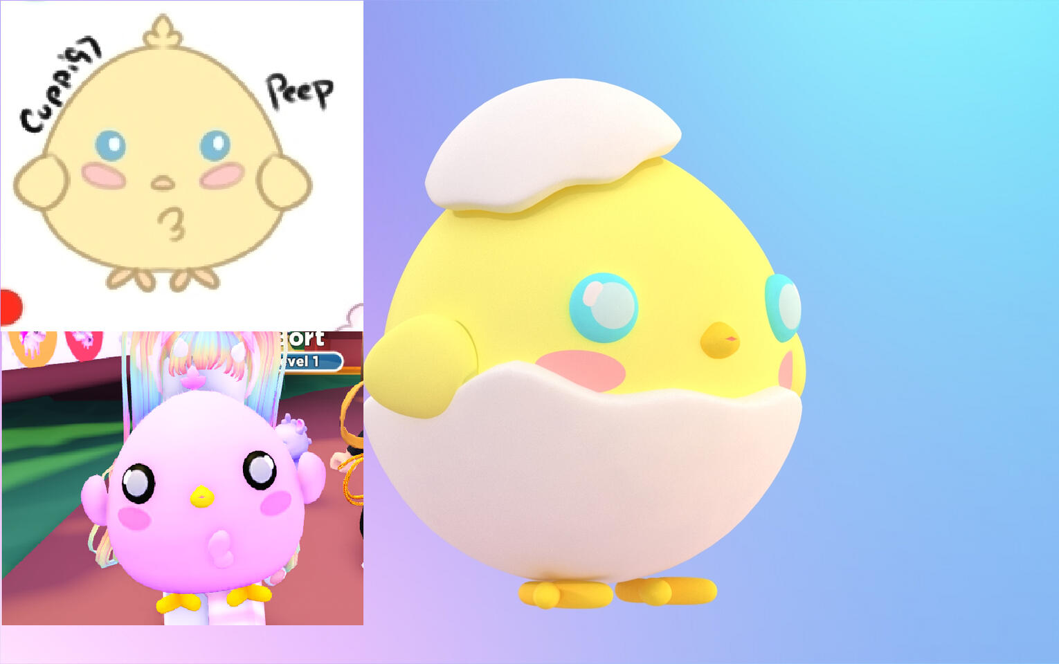 Easter Chick & Pink Chick