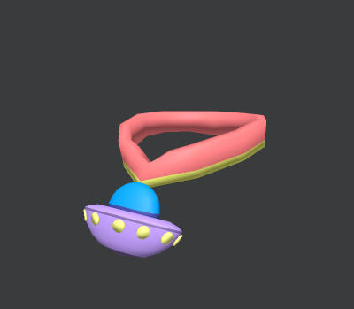 UFO Necklace (Made the concept_