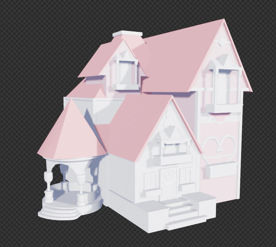 3D The Pink Palace (Not Finished)